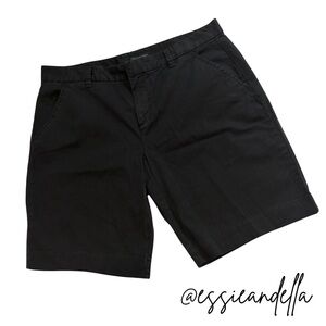 Calvin Klein Jeans Black Flat Front Shorts